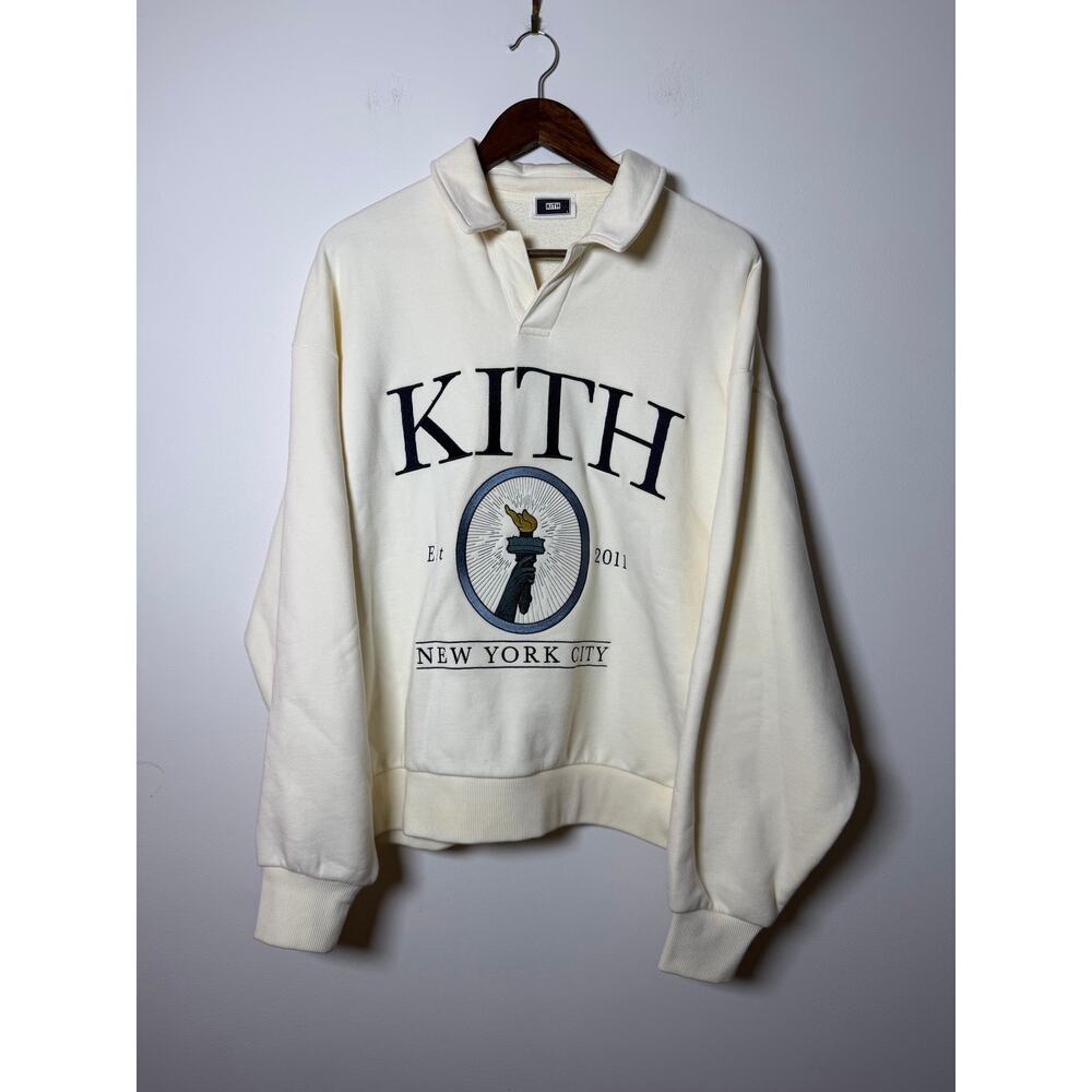 Kith Statue of Liberty Nelson Collared Pullover sweatshirt